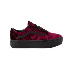 Vans Old Skool Platform Crushed Velvet